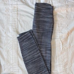Like new Lululemon striped leggings